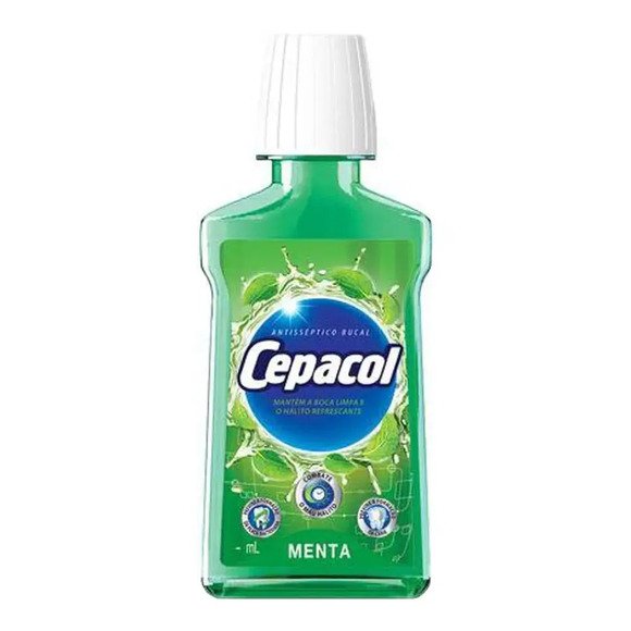 ENXAGUANTE BUCAL ANTISSÉPTICO MENTA INTENSE CEPACOL FRASCO 250ML