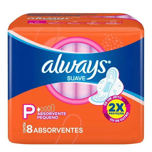 Alwaysせんよう ABSORVENTE ALWAYS SUPER PROTEÇÃO SUAVE COM ABAS 16 UNIDADES