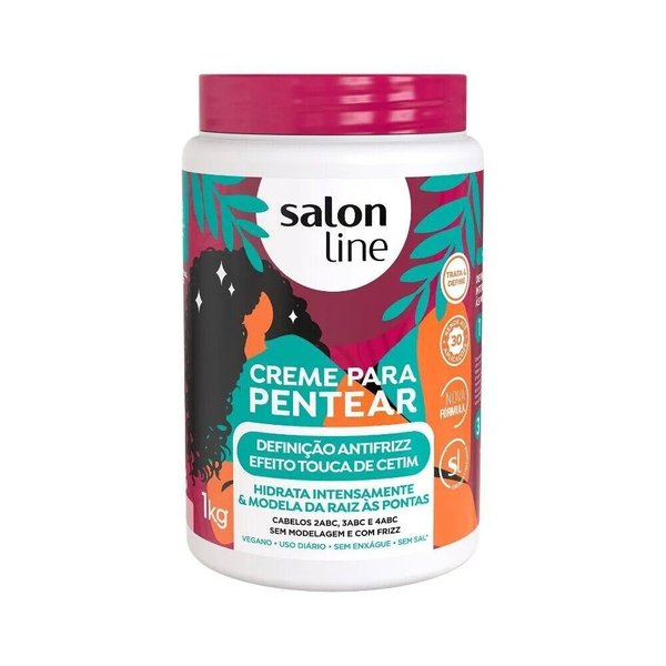 SALON LINE SLN DEFINICAO ANTIFRIZZ EF TOUCA CETIM CR-PE PT X 1000GR