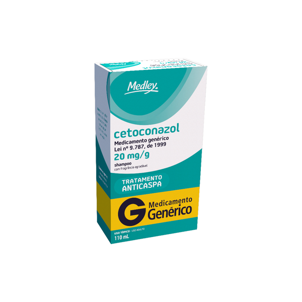 CETOCONAZOL SHAMPOO GENERICO MEDLEY 20.0MG/G 110ML