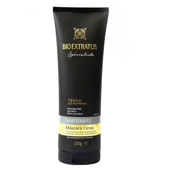 MÁSCARA CINZA BIO EXTRATUS SPÉCIALISTE MATIZANTE 250G