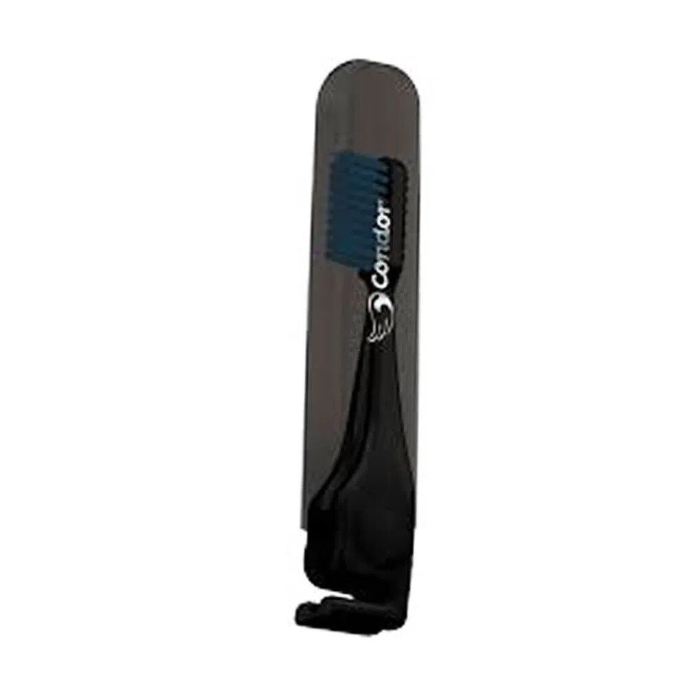 ESCOVA DENTAL CERDAS SUAVES CONDOR TRIP CABEÇA M BLACK EDITION