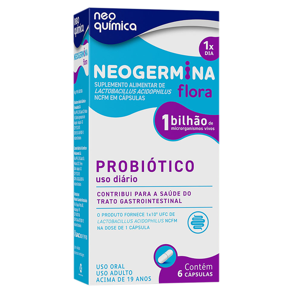 NEOGERMINA FLORA CAIXA 6CÁPS