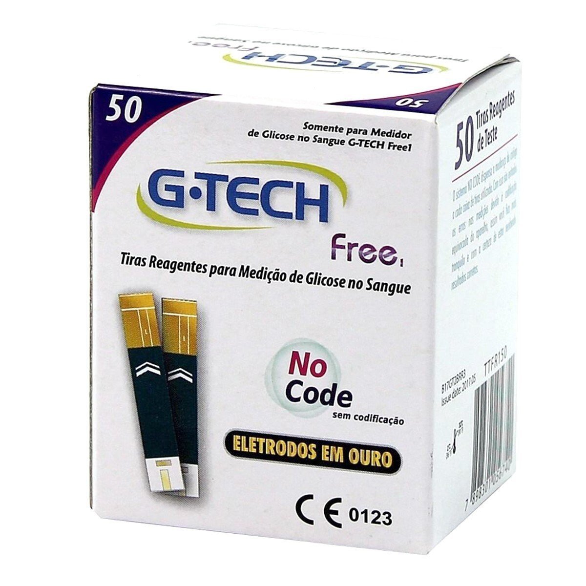 TIRAS REAGENTES G-TECH FREE 50UN