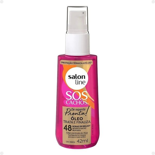 ÓLEO REPARADOR CAPILAR SALON LINE SOS CACHOS 42ML