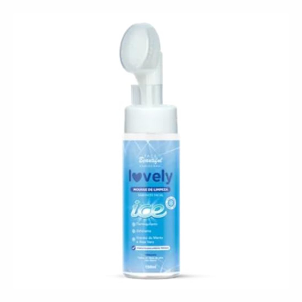 MOUSSE DE LIMPEZA LOVELY ICE FACE BEAUTIFUL 150ML