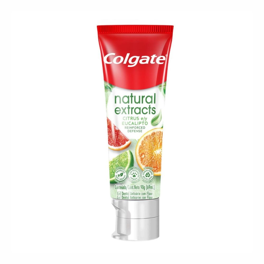 CREME DENTAL COLGATE NATURAL EXTRACTS CITRUS E EUCALIPTO 90G