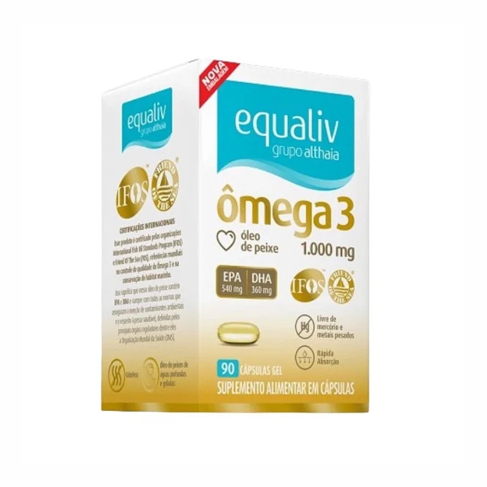 ÔMEGA 3 1000MG 90CP EQUALIV