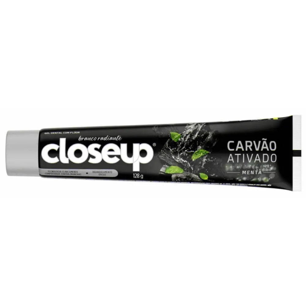 GEL DENTAL CLOSEUP CARVÃO ATIVADO 128G